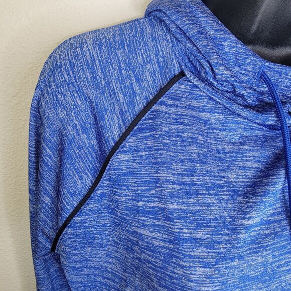 Under Armour Ua Velocity Woodmark Hoodie Pullover Medium Royal Blue - Picture 5 of 7